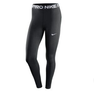 Nike Women's Pro Mid-rise Mesh Panneled Leggings - black